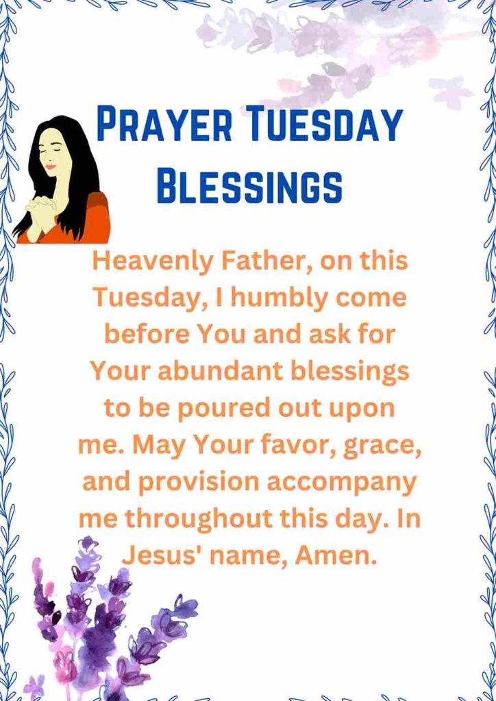 Prayer Tuesday Blessings