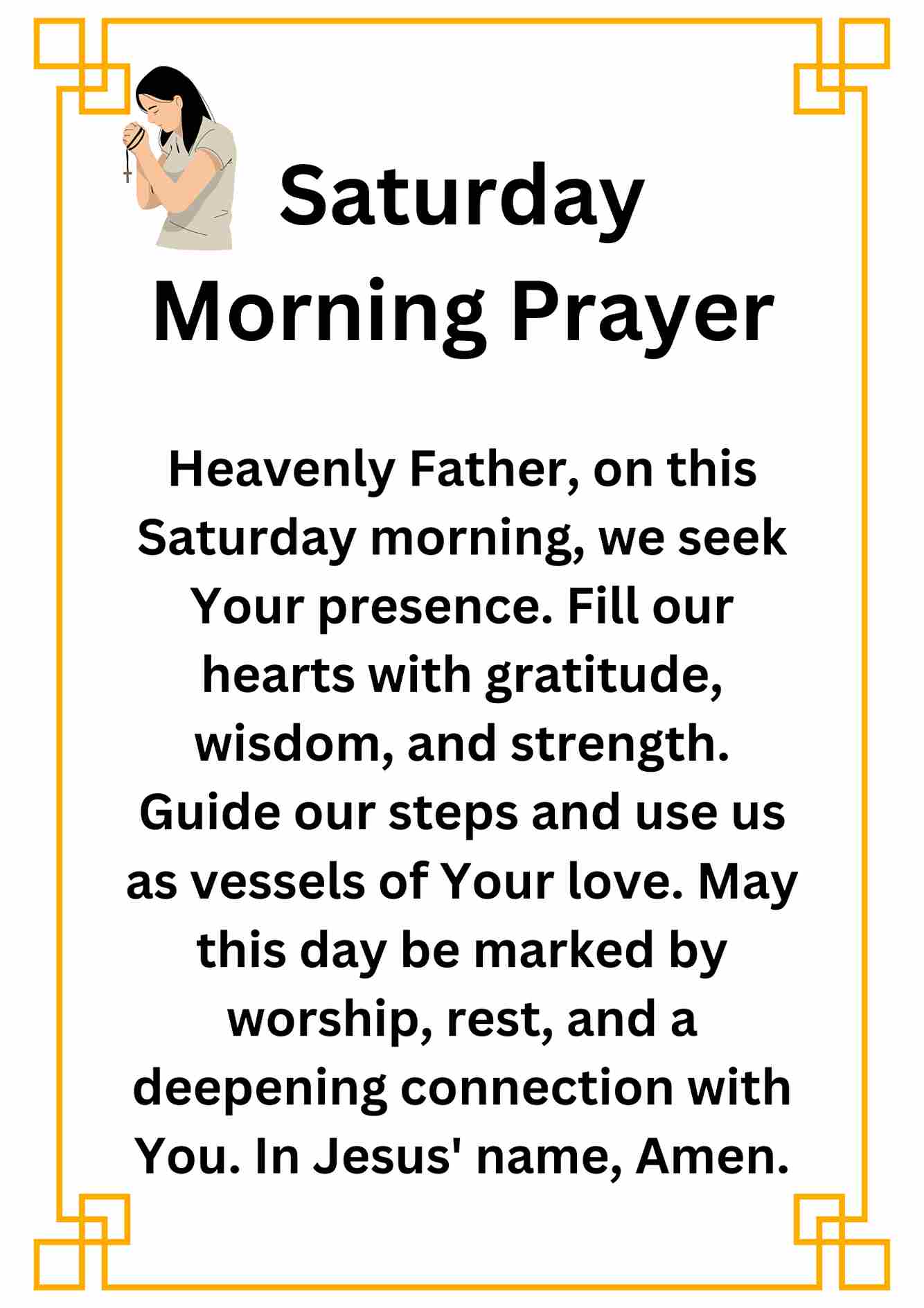 30+ Best Saturday Prayer [Morning, Evening, Night] - † ️️ Daily ...