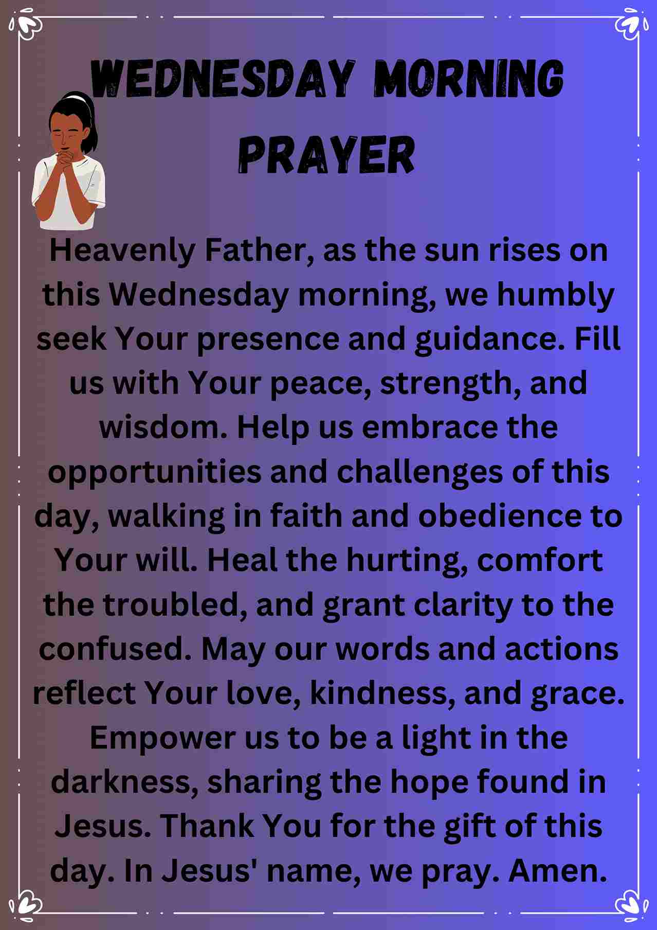 Morning prayer 2024 before work