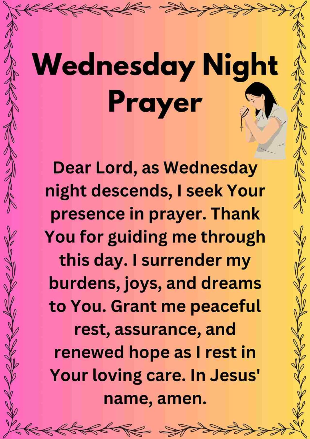 30+ Best Wednesday Prayer [Morning, Evening, Night] - † ️️ Daily ...