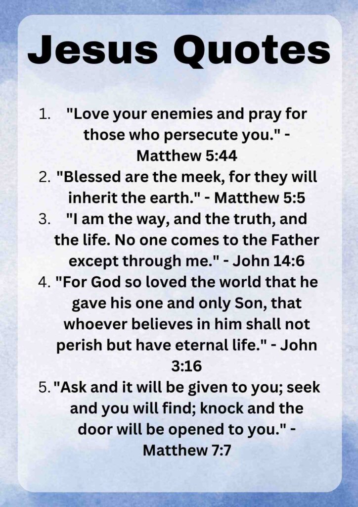 230 Jesus Quotes Inspirational Life Changing Daily Blessings 