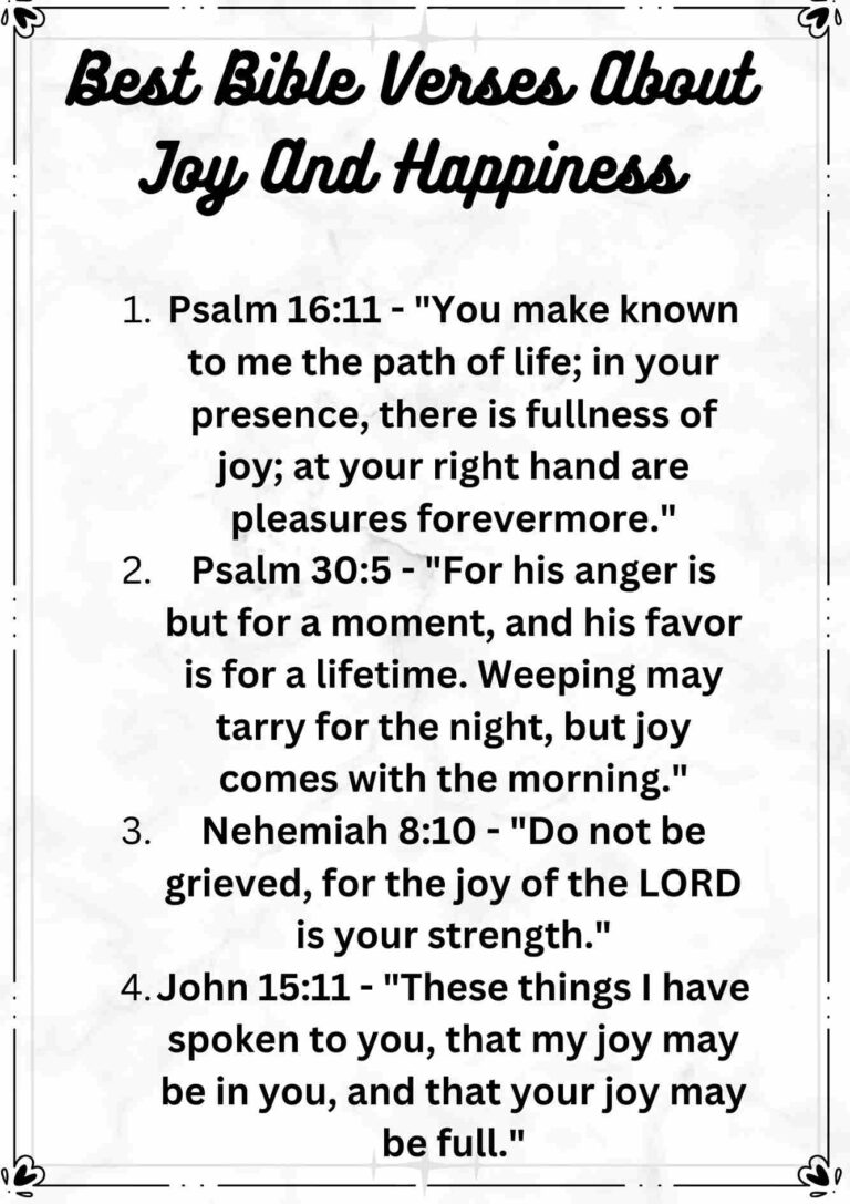 100+ Bible Verses About Joy That You Will Love - † ️️ Daily Blessings ...