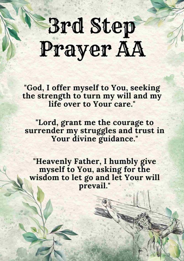 3rd Step Prayer AA