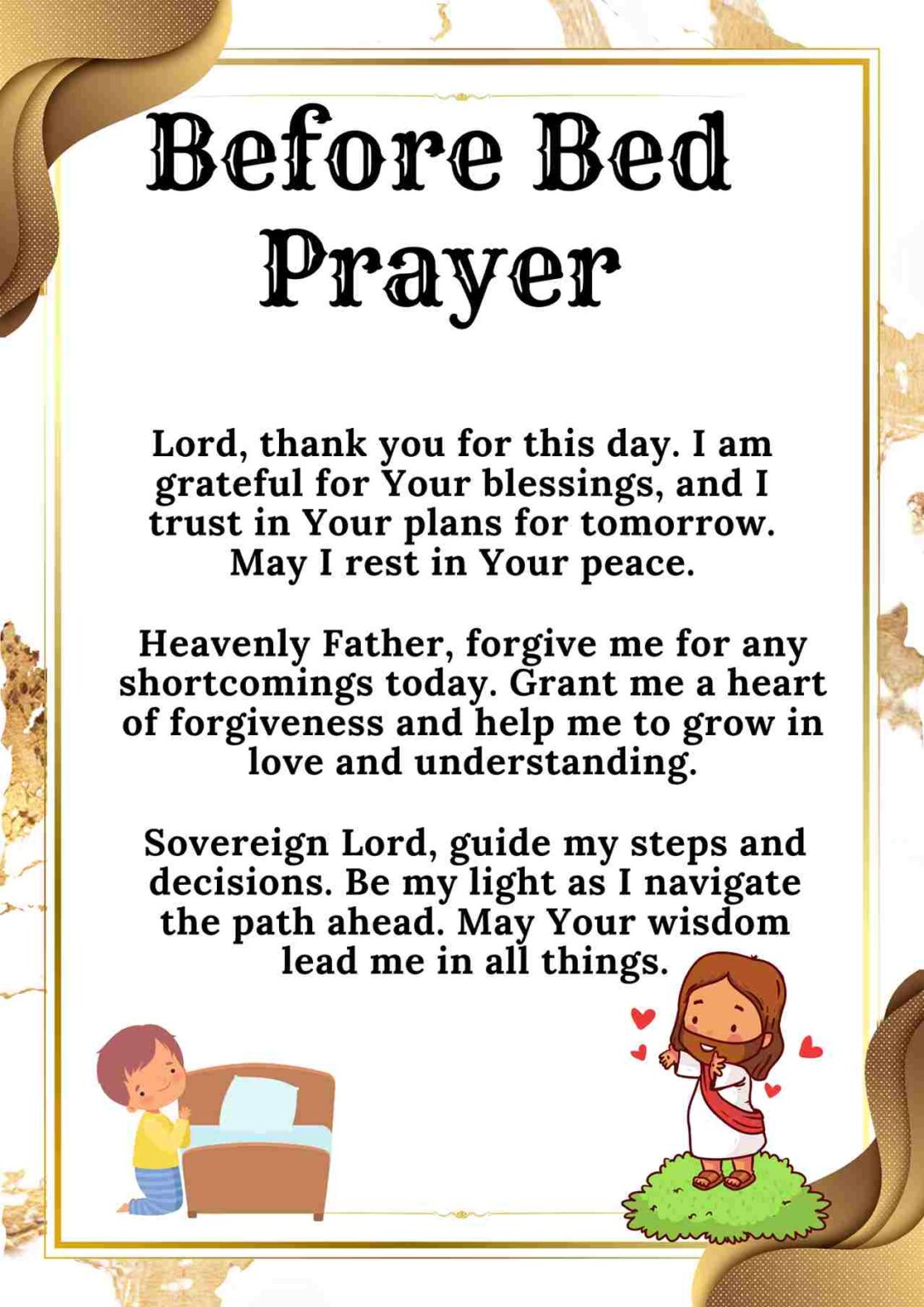 50+ Prayer Before Bed [kids, Couples, Protection] - † ️️ Daily 