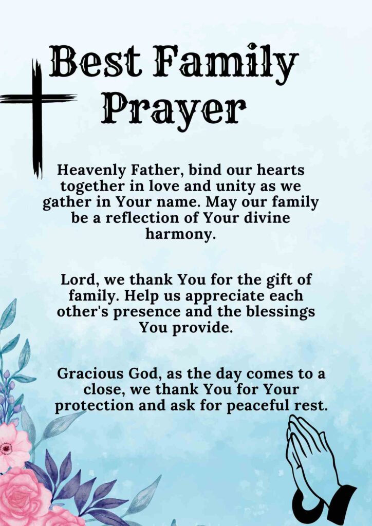 Best Family Prayer