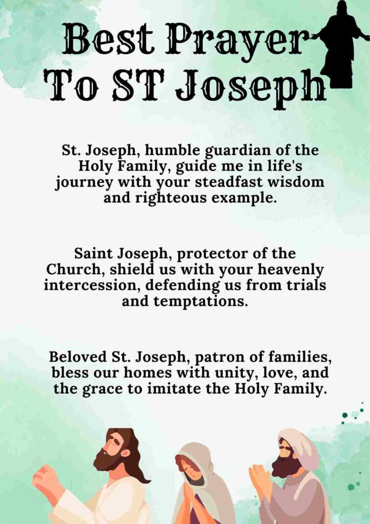 Best Prayer To ST Joseph