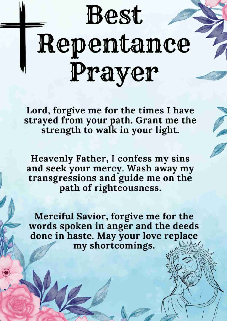 Best Repentance Prayer