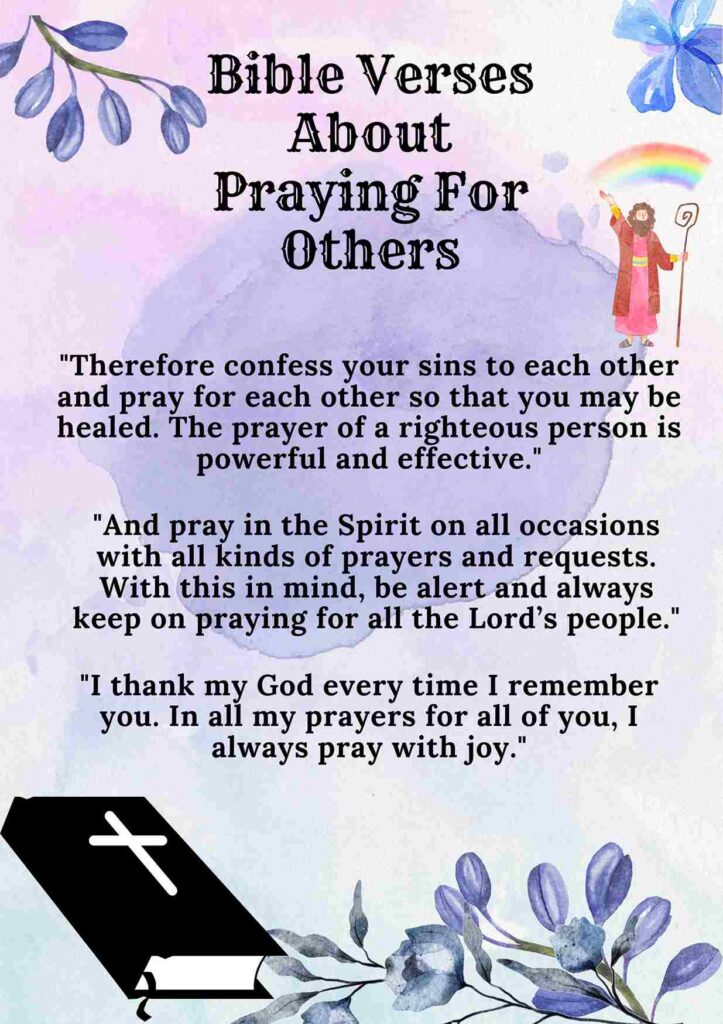 Bible Verses About Praying For Others