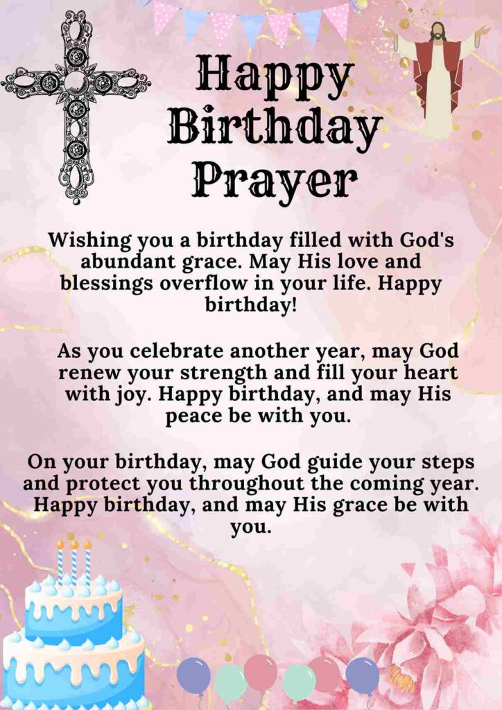 Happy Birthday Prayer