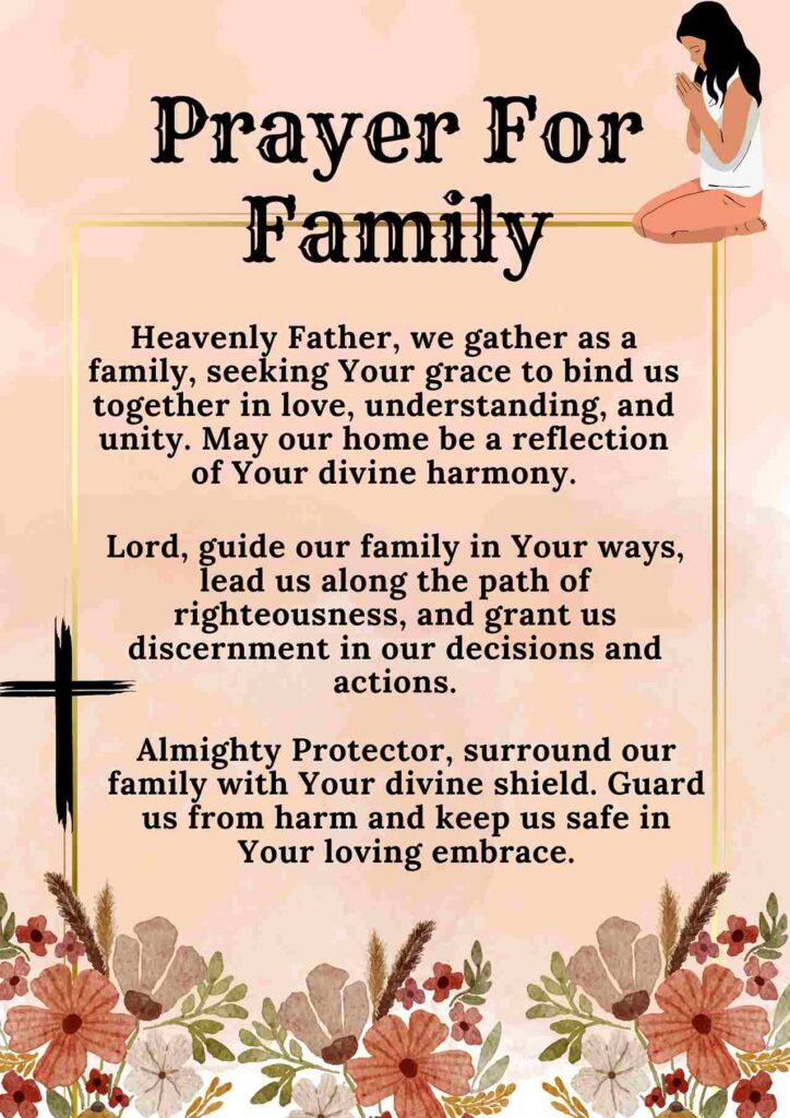 Prayer For Family