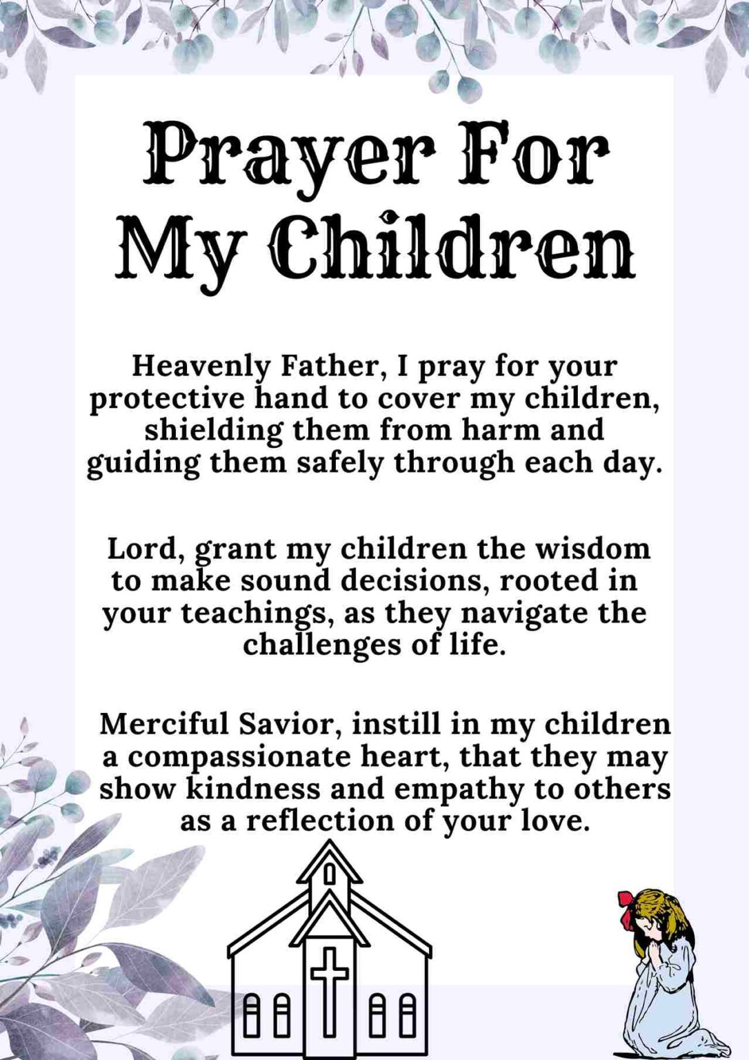 100+ Prayer For Children [protection, School] - † ️️ Daily Blessings 