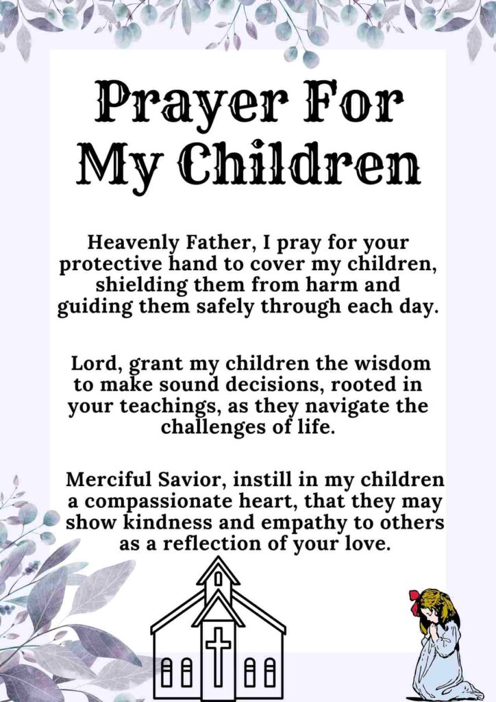 Prayer For My Children
