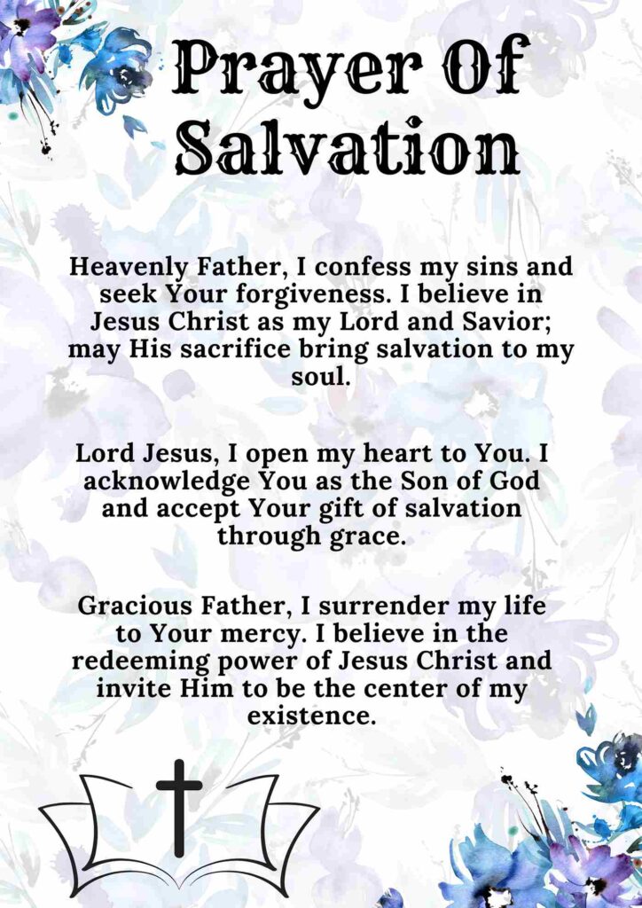 Prayer Of Salvation