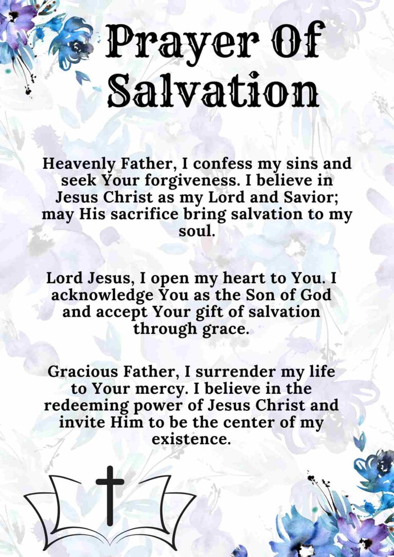 200+ Prayer Of Salvation [Repentance, Bible Verses] - † ️️ Daily ...