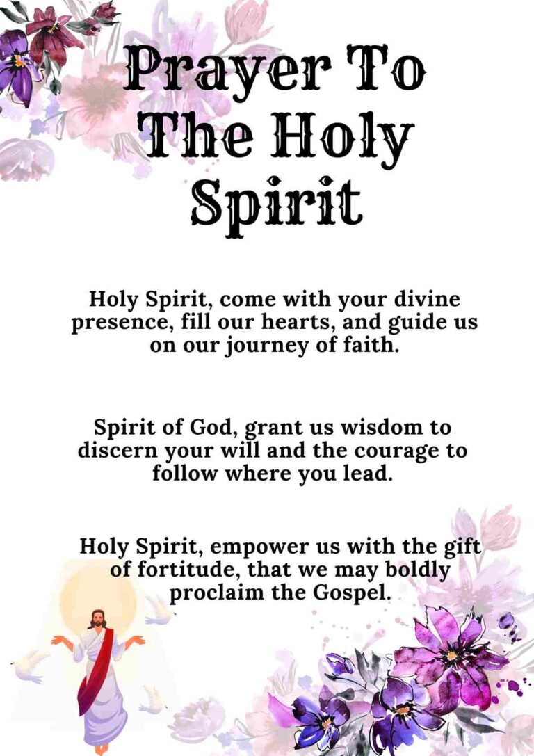 200+ Daily Prayer To The Holy Spirit [Most Powerful] - † ️️ Daily ...