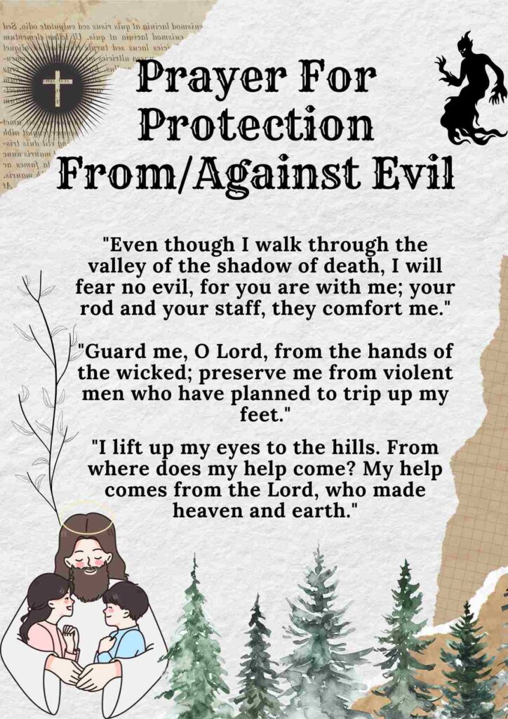 Prayer For Protection From/Against Evil