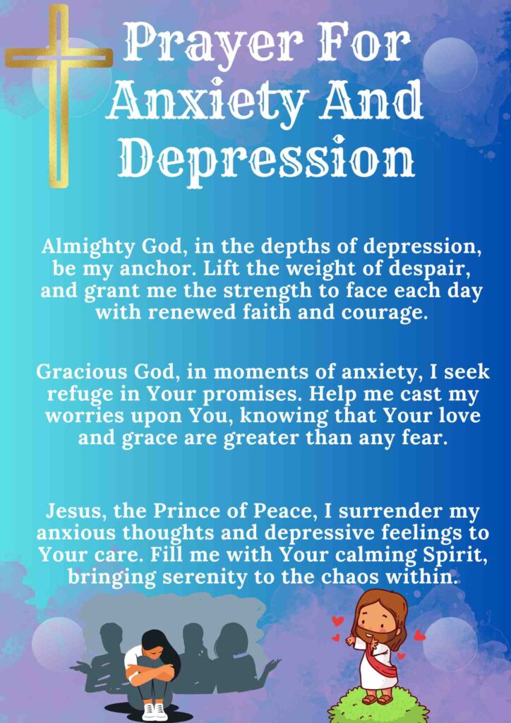 Prayer For Anxiety And Depression