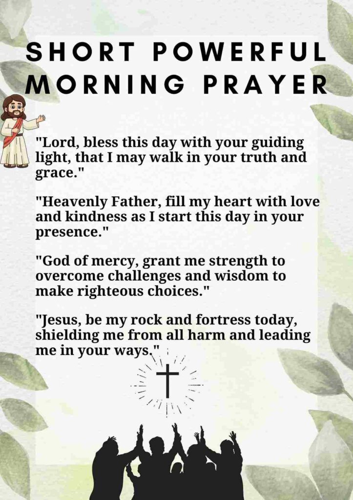 Short Powerful Morning Prayer