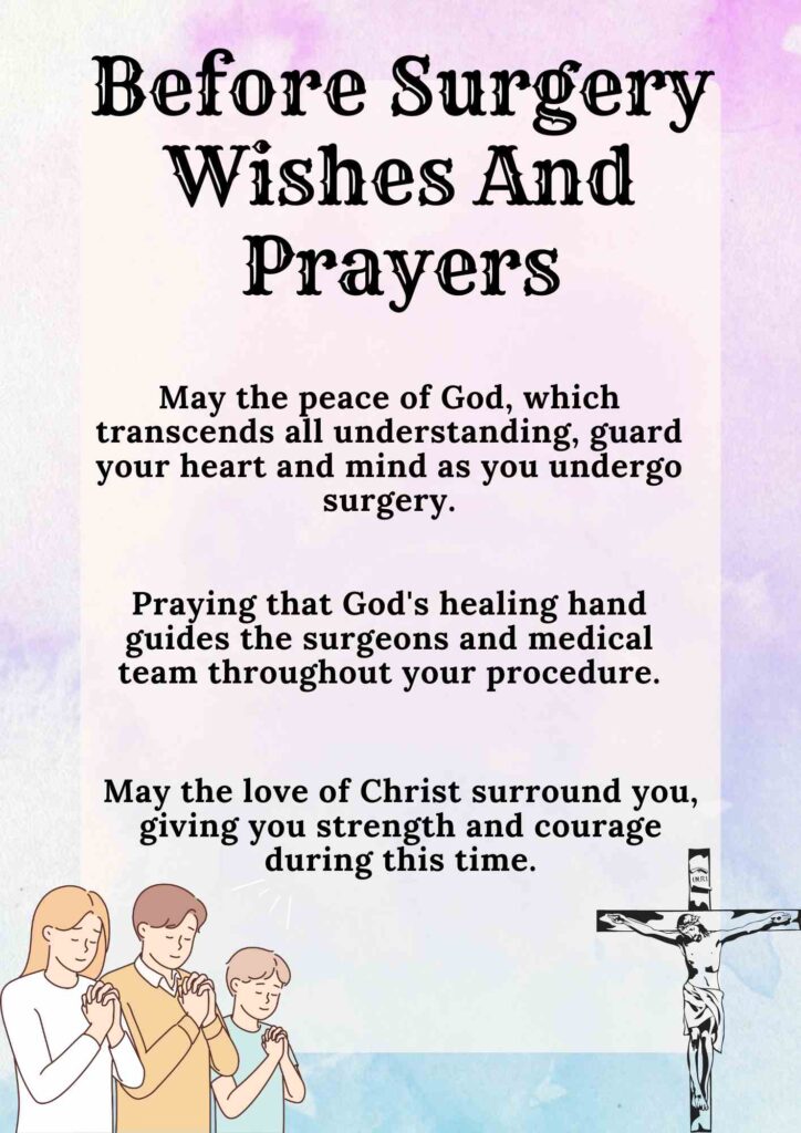 Before Surgery Wishes And Prayers