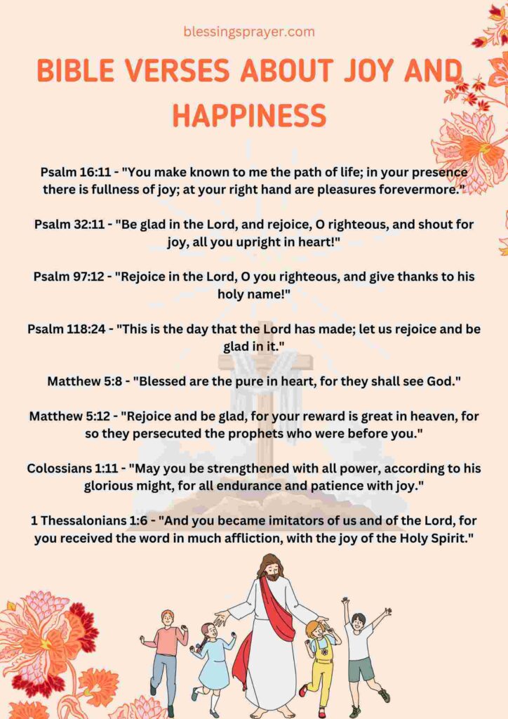 Bible Verses About Happiness