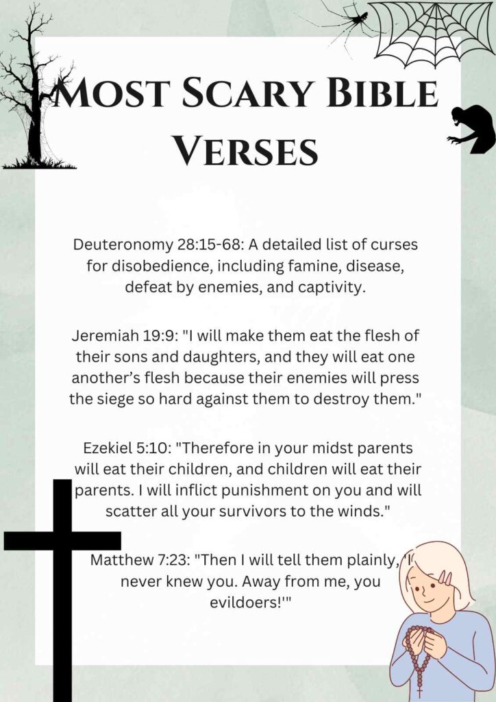 Most Scary Bible Verses