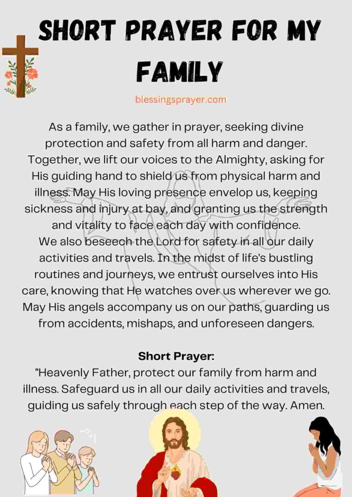 Short Prayer For My Family