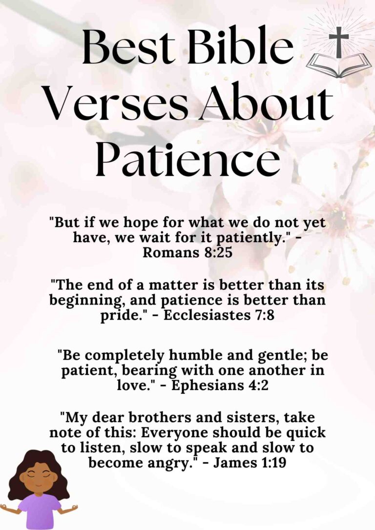 Bible Verses About Patience [Hard Times, Love] - † ️️ Daily Blessings ...