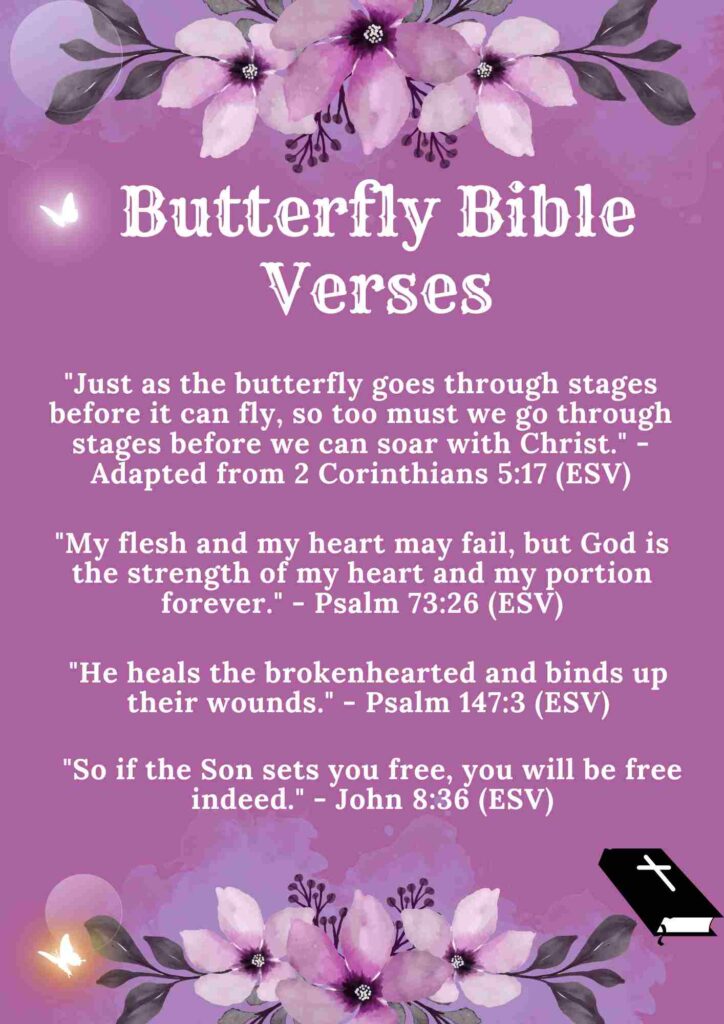Butterfly Bible Verses