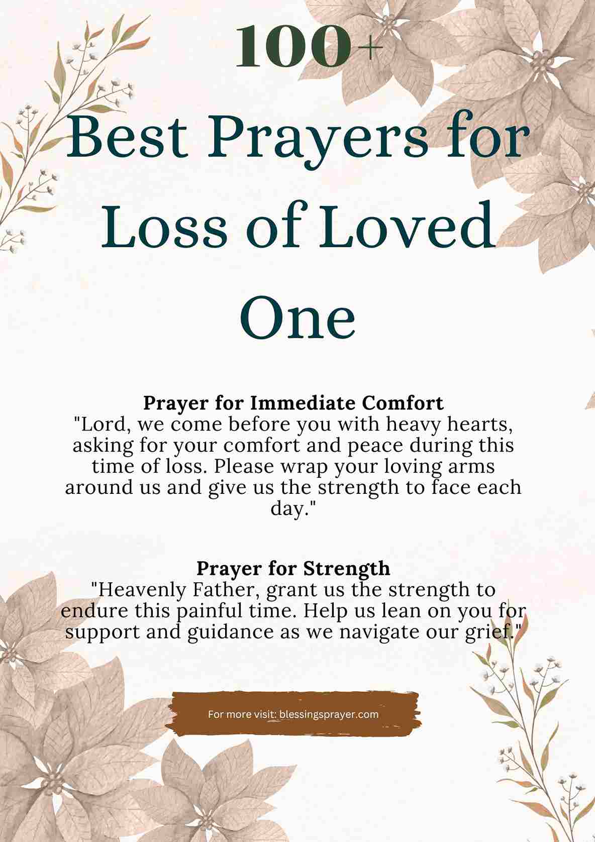 Prayers For the Loss of a Loved One