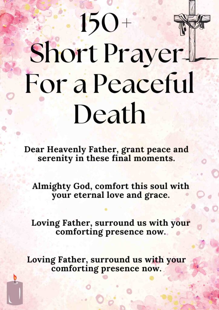 Short Prayer For a Peaceful Death