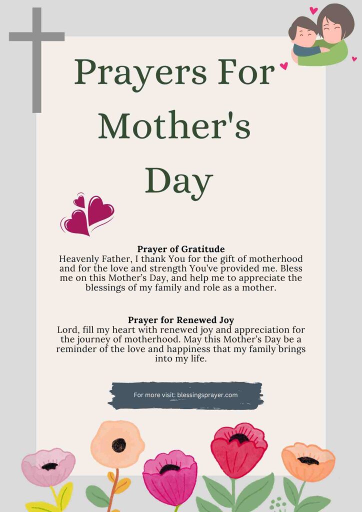 Prayers For Mother's Day