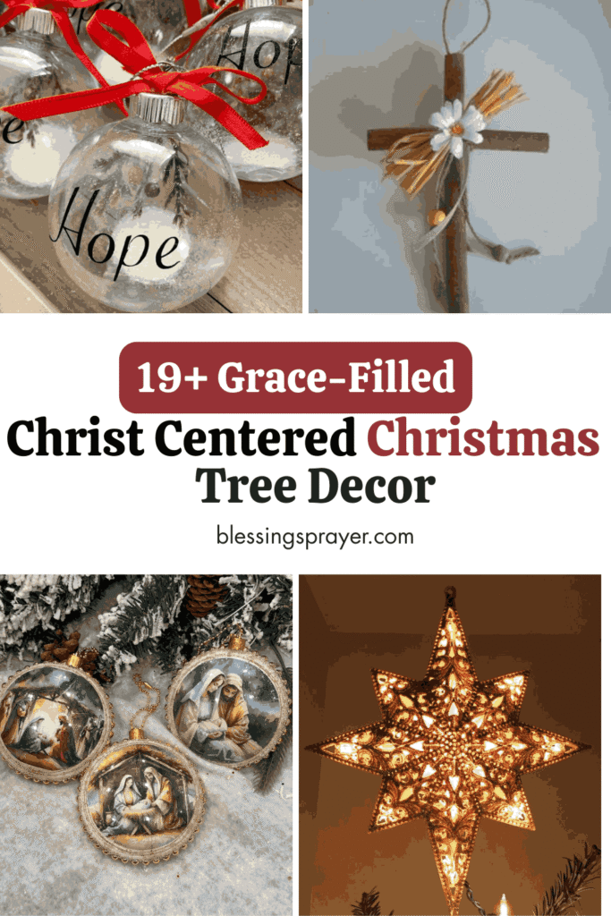 Christ Centered Christmas Tree Decor