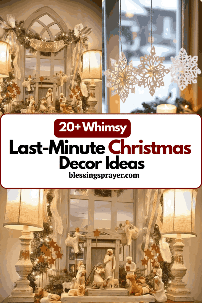 Last-Minute Christmas Decor Ideas