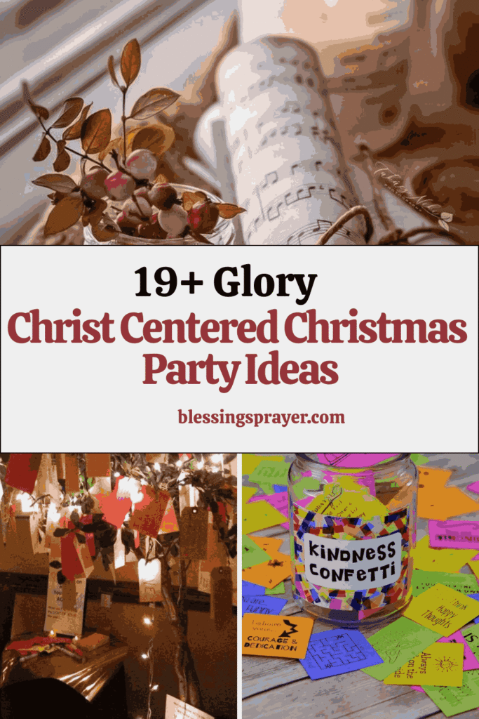 Christ Centered Christmas Party Ideas