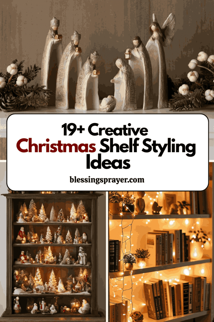  Christmas Shelf Styling Ideas