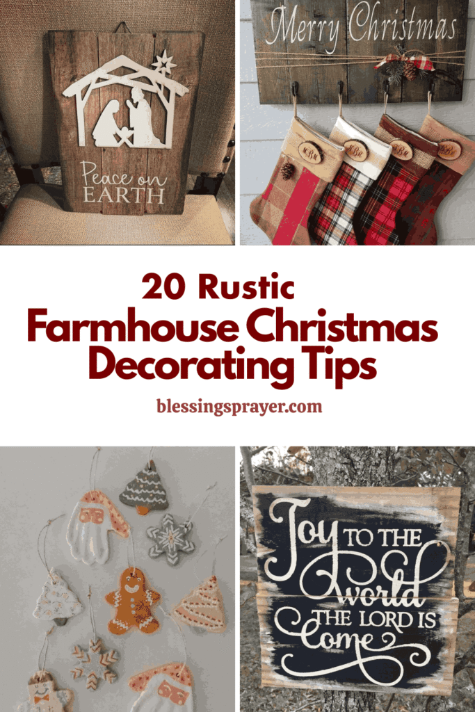Farmhouse Christmas Decorating Tips