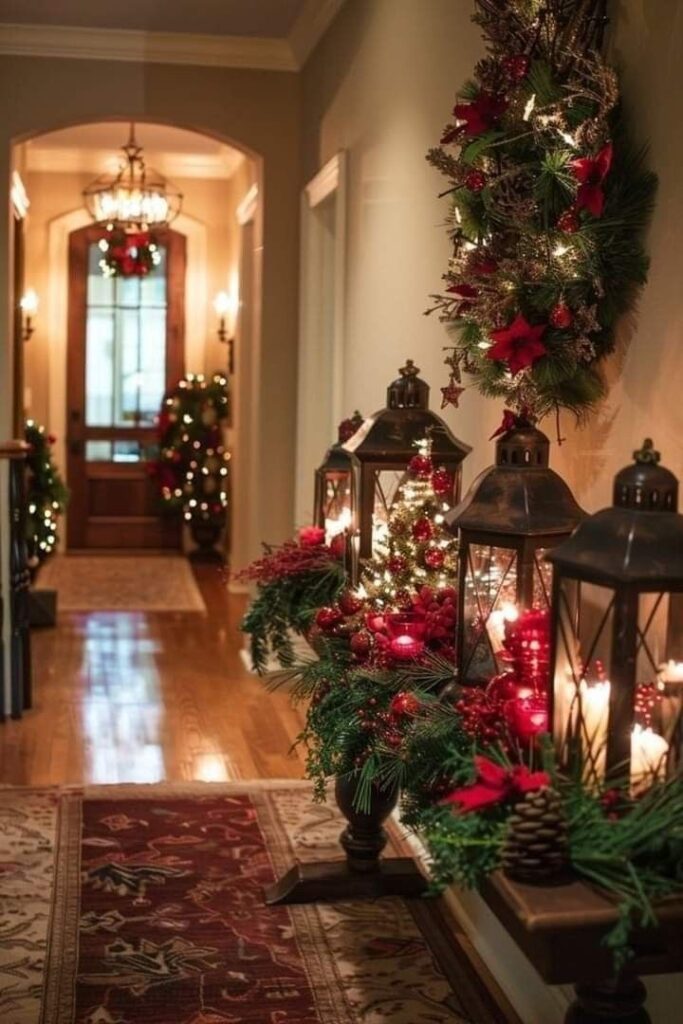Festive Entryway Display
