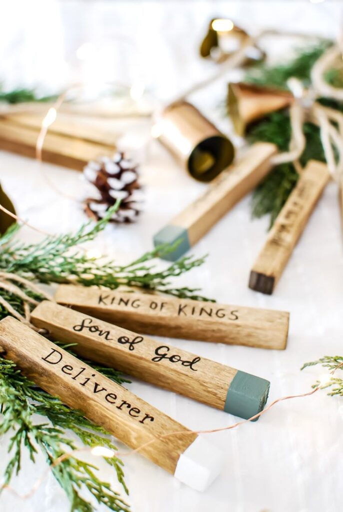 Handmade Scripture Ornaments
