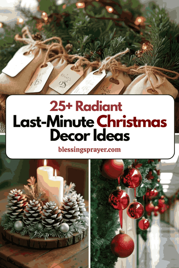 Last-Minute Christmas Decor Ideas