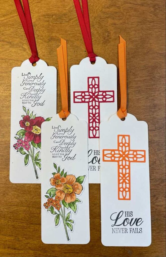 Paper Cross Bookmarks