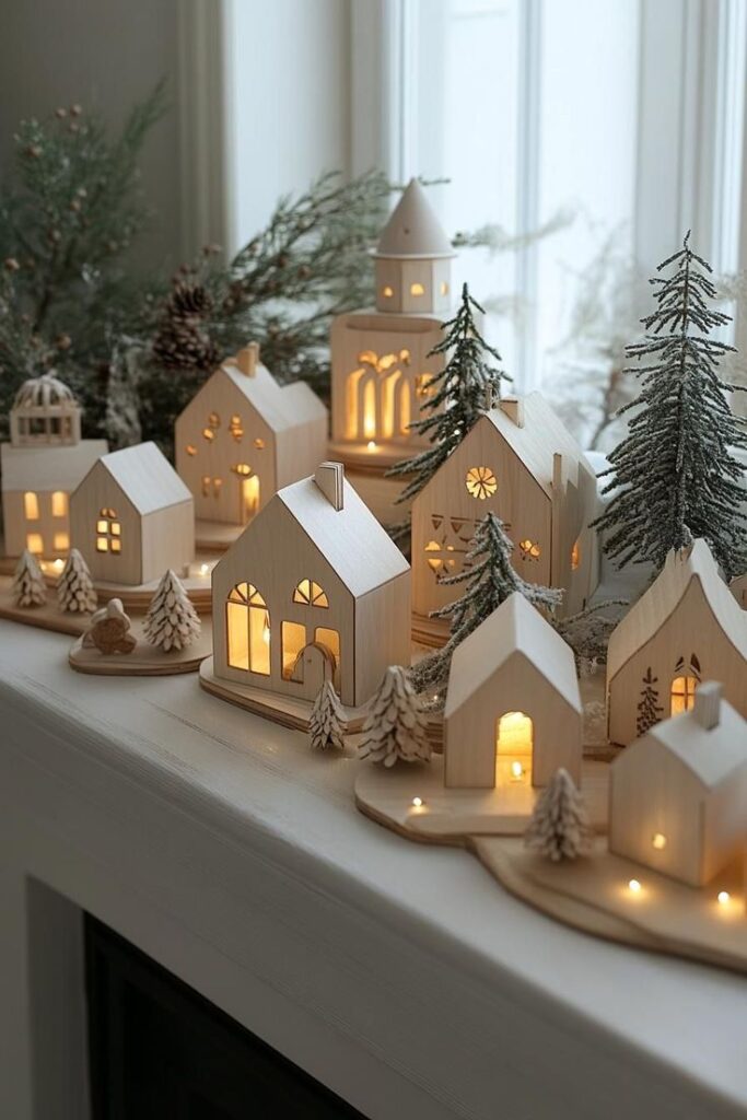 Mini Christmas Village