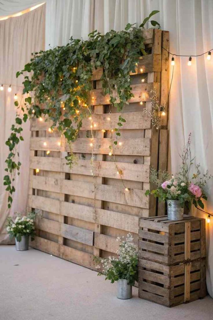 Fabric and Greenery Combo