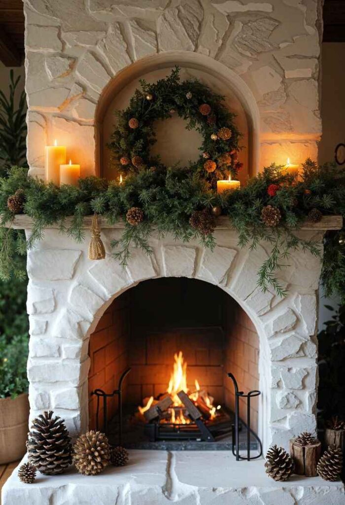 Scandinavian Inspired Mantel