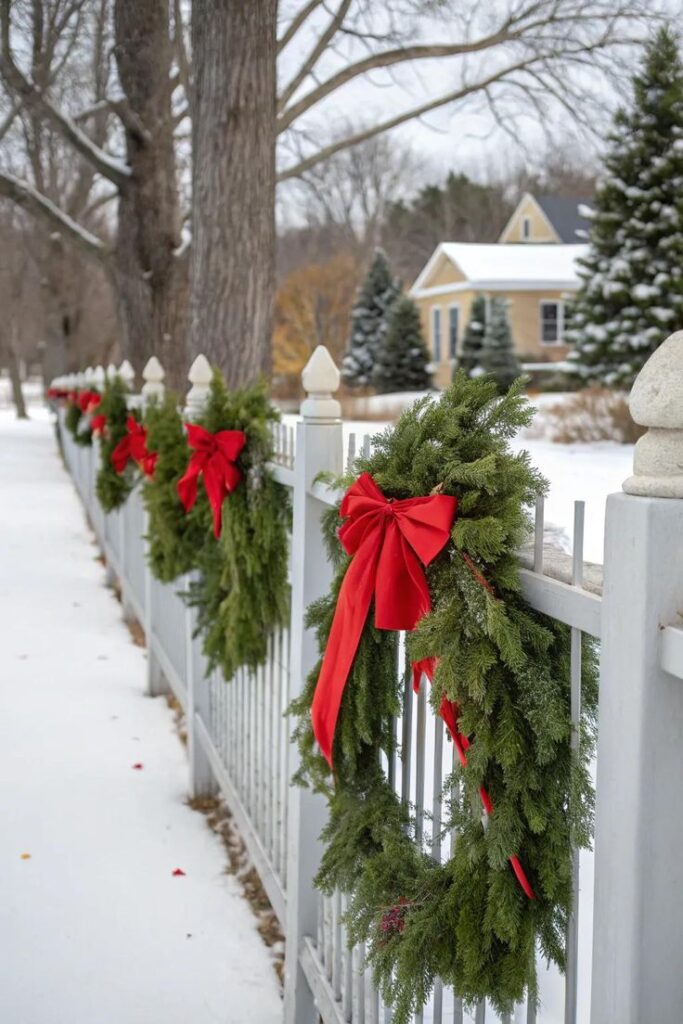 Wreaths on Gates and Fences