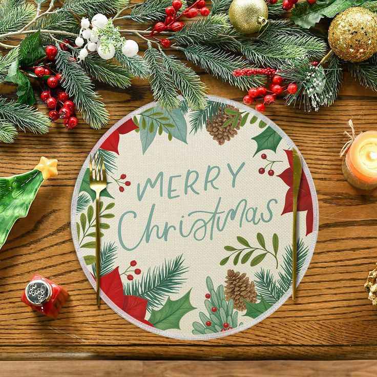 Festive Tablecloth and Placemats