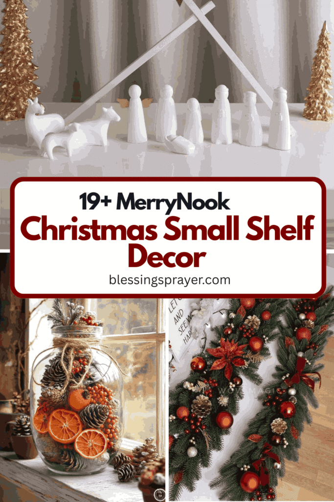 Christmas Small Shelf Decor: