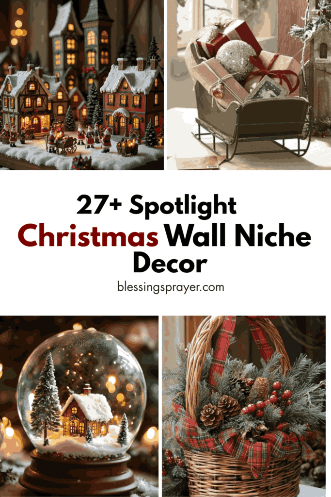Christmas Wall Niche Decor