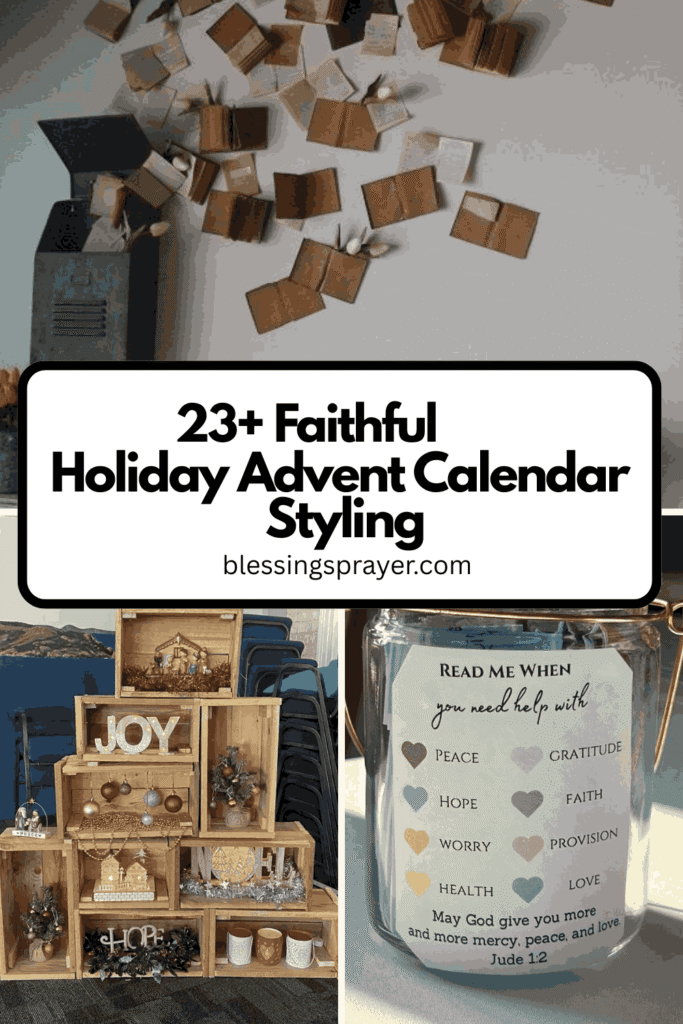 Holiday Advent Calendar Styling