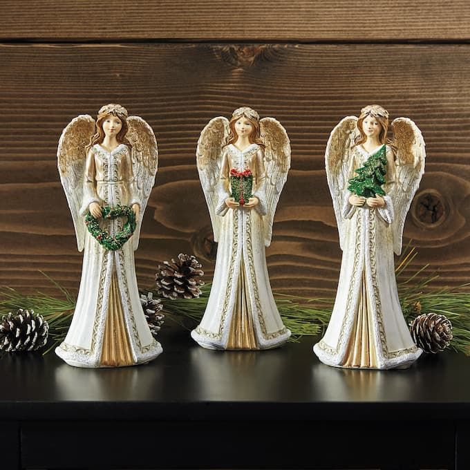 Angel Figurine Trio