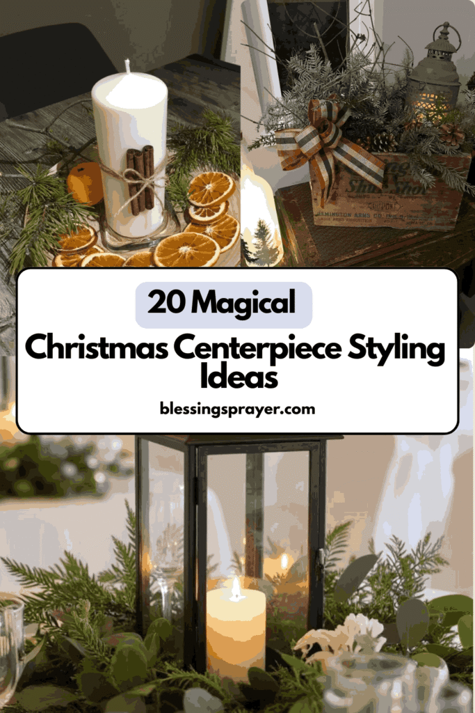 Christmas Centerpiece Styling Ideas